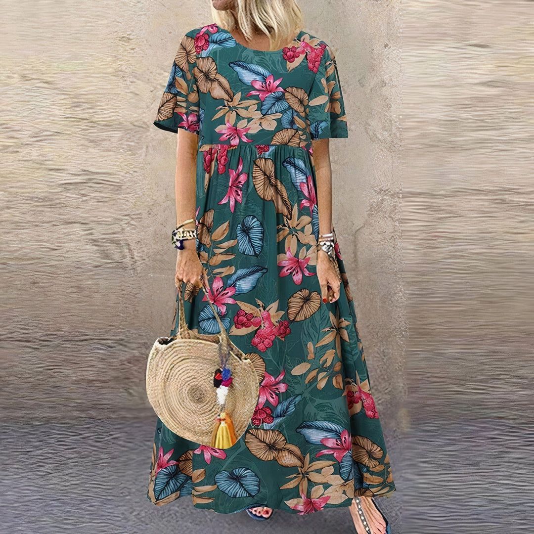 Elinne | Women's Floral Maxi Dress