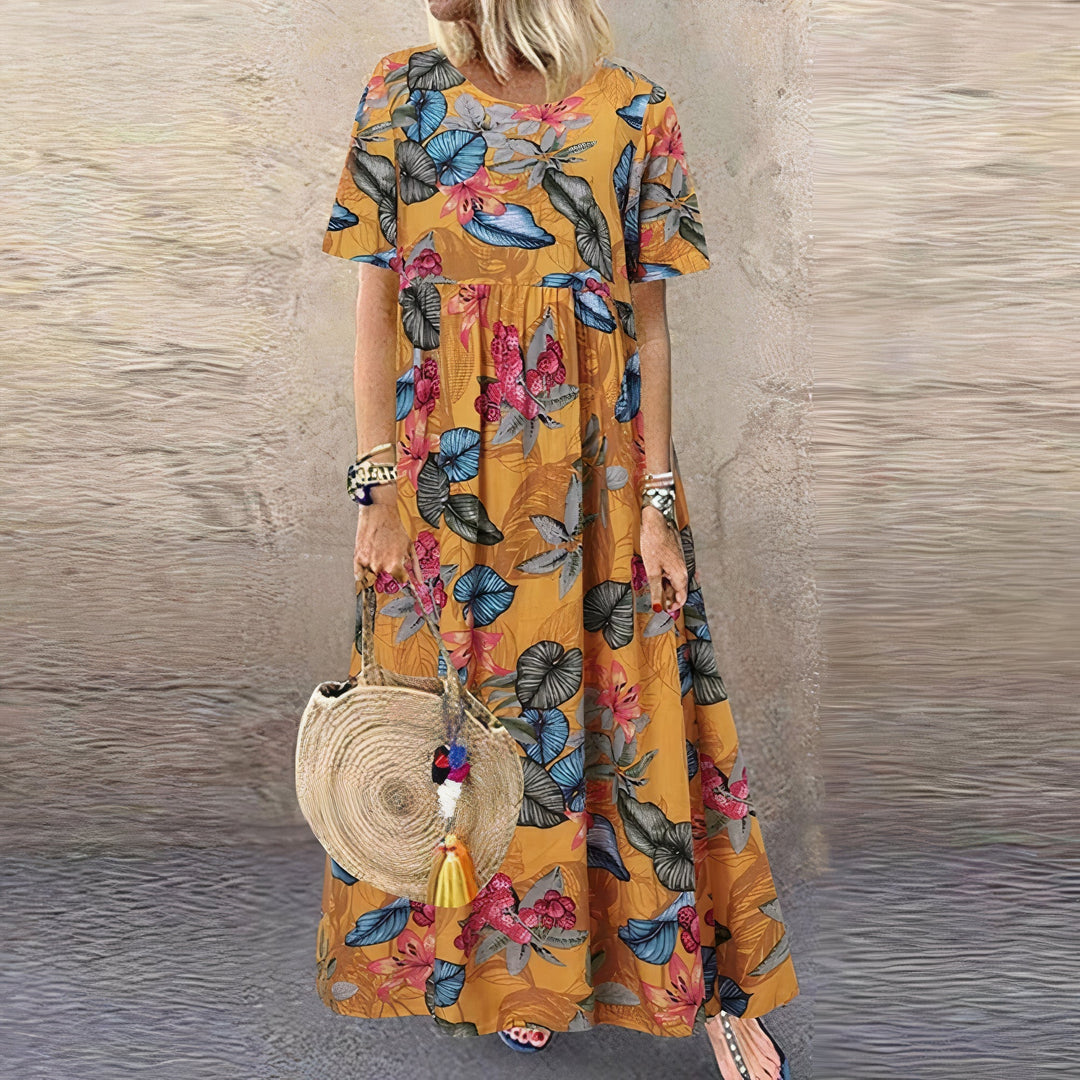 Elinne | Women's Floral Maxi Dress