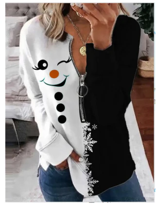 Anneliesen | Women Snowman Sweater