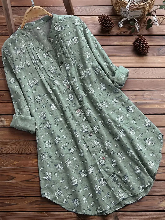 Flora | Women's Cotton Tunic Blouse
