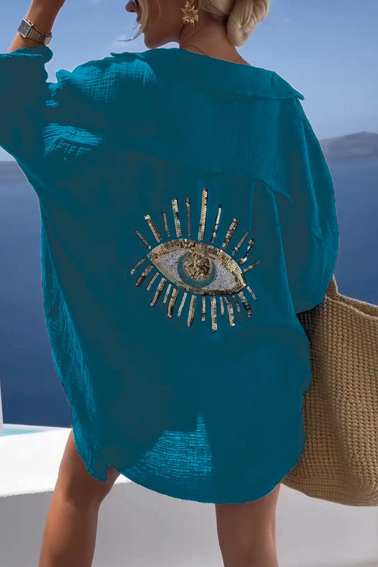 Kathryn | Women's Sequin Eye Shirt